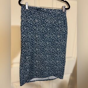 Ripskirt Hawaii Velcro Wrap Skirt Length 3 size L neutral blue print
